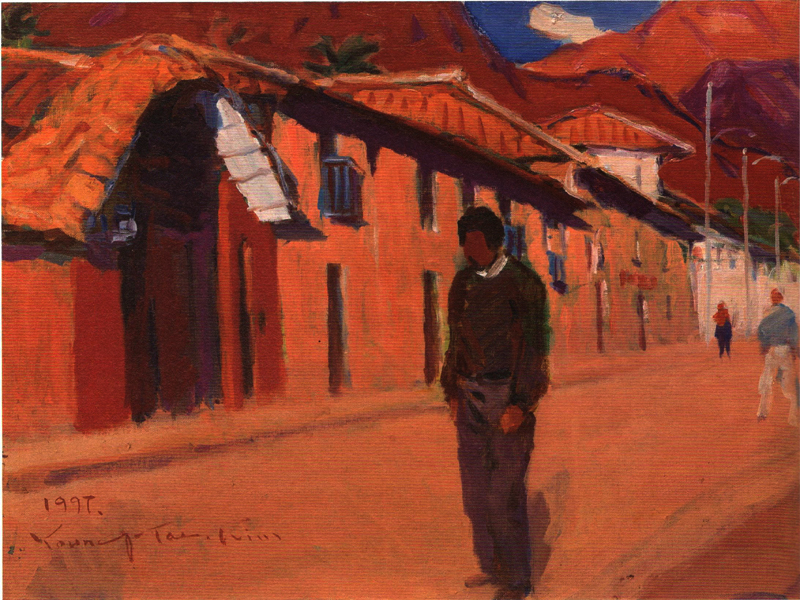 페루의 구시가에서 (oil on canvas 65.1 x 53cm 1997)