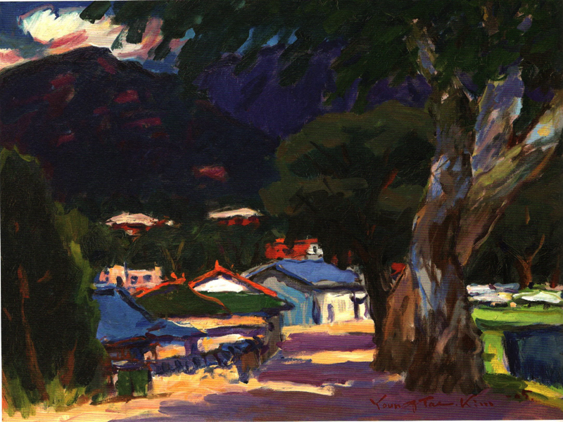 한여름 (oil on canvas 72.7 x 60.6cm 1993)