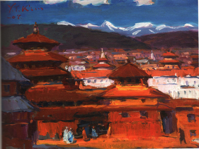 네팔의 인상 (oil on canvas 53 x 45.5cm 2007)
