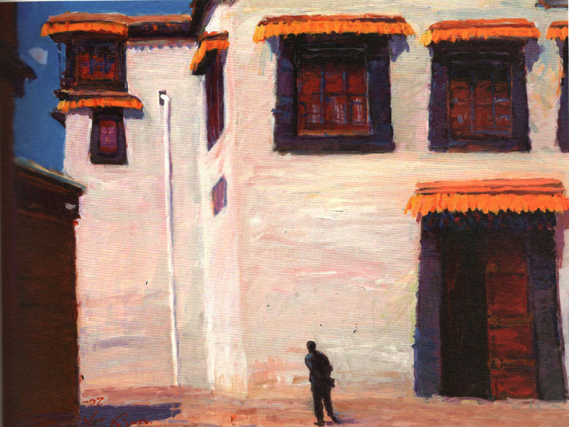 포탈라 시장 (oil on canvas 130.3x97cm 2007)