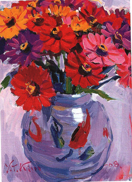 백일초 정물 (oil on canvas 24.2 x 33.4cm 2008 (개인소장))