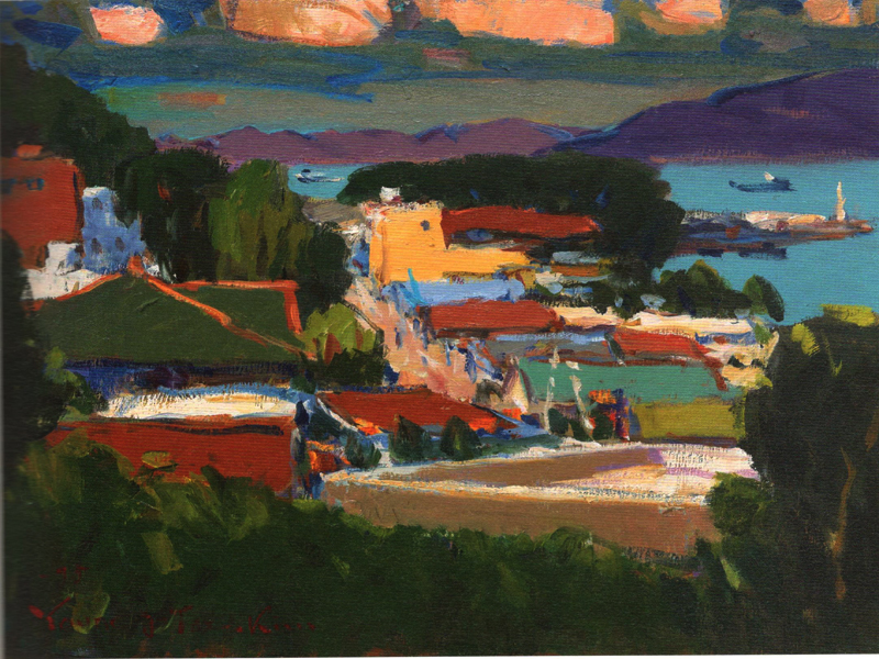 바다가 있는 풍경 (oil on canvas 53 x 45.5cm 1995)